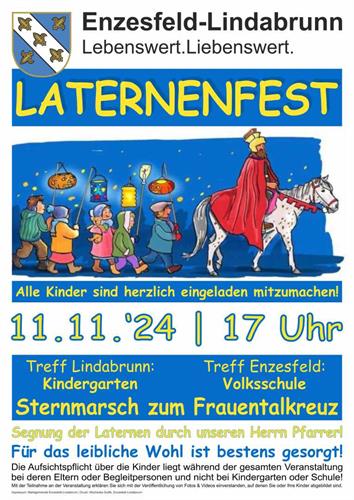 Plakat Laternenfest 2024